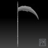 Scythe Black Goku Dragon Ball Weapon | 3D Printable file - Image 6