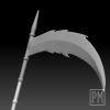 Scythe Black Goku Dragon Ball Weapon | 3D Printable file - Image 5