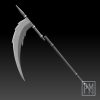 Scythe Black Goku Dragon Ball Weapon | 3D Printable file - Image 2