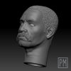 Bass Reeves Head | Unpainted - Image 4