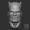Old Batman Head Comic Style | Unpainted - Image 2