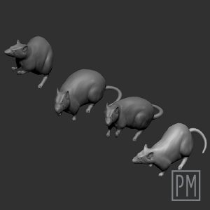 Rats set | 3D Printable file