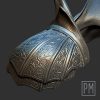 Black knight Pauldrons set | Unpainted - Image 4
