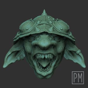 Grenadier Goblin Head | Unpainted