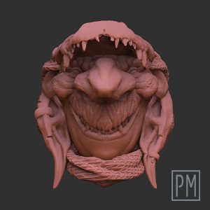 Skull Shaman Goblin Head | Unpainted