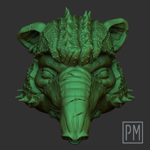 Taphirus Armored head normal | Unpainted