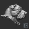 Bullpit head angry | Unpainted - Image 4