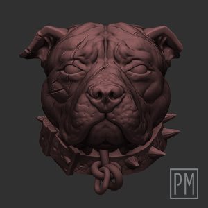 Bullpit head normal | Unpainted