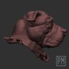 Bullpit head normal | Unpainted - Image 4