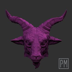 Baphomet head | Unpainted