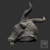 Baphomet Evil head | Unpainted - Image 4