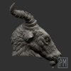 Baphomet Evil head | Unpainted - Image 5