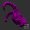 Baphomet Evil 2 head | Unpainted - Image 4
