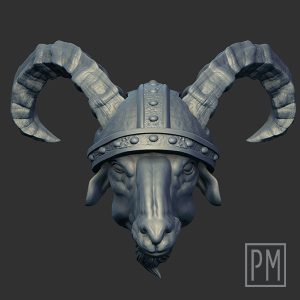Baphomet 4 head | Unpainted