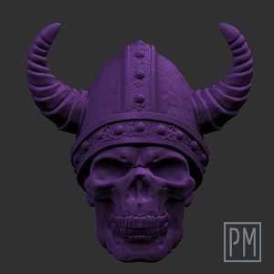 Viking Skull normal head | Unpainted