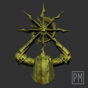 Deadstar Demon Head V2 | Unpainted