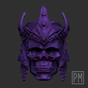 Consumed Noble Skeleton Head | Unpainted
