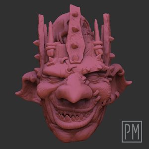 Great Goblin Skull Head | Unpainted