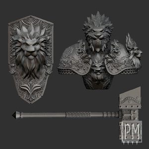 Lionheart Knight Set | Unpainted