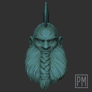 Stonesmoker Crest head | Unpainted
