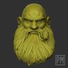Stonesmoker Tribal head | Unpainted - Image 2