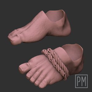 Twisthunk Slave Feet | Unpainted