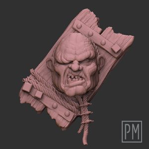 Twisthunk Slave Head | Unpainted