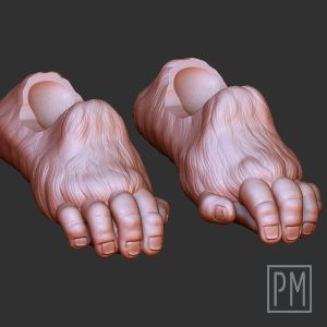 Ape Feet | Unpainted