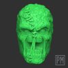 Burned Demon Scream Head | Unpainted - Image 2