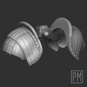 DarkSouls Pauldrons | Unpainted