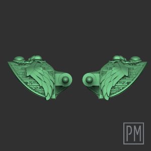 Egyptian v.1 Pauldrons | Unpainted