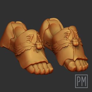 Egyptian Feet | Unpainted