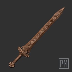 Blessed Sword -Unpainted- | 1/12 Scale