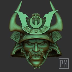 Samurai Head | Unpainted