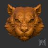 Tiger Head | Unpainted - Image 2