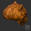 Tiger Head | Unpainted - Image 4