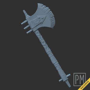 Undead Savage Axe | Unpainted