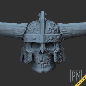 Undead Savage Head | Unpainted