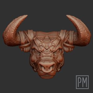 Shaman Bull head | Unpainted