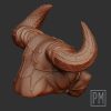 Shaman Bull head | Unpainted - Image 3