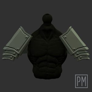 Dead Elf v.2 Pauldrons | Unpainted