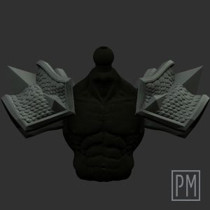Dragon Pauldrons | Unpainted