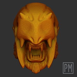 Warrior Ape Head | Unpainted