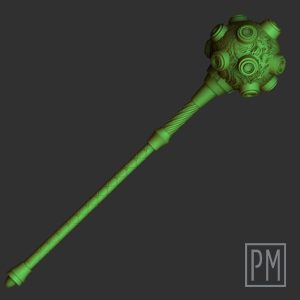 Warrior Frog Mace | Unpainted