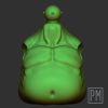 Warrior Frog v.1 Torso | Unpainted - Image 2
