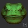 Warrior Frog v.2 Head | Unpainted - Image 2
