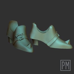 Female Mage Feet | Unpainted