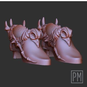 Female Necromancer Feet | Unpainted