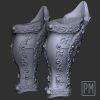 Female Lion knight Legs | Unpainted - Image 3