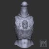 Female Lion knight Torso | Unpainted - Image 2